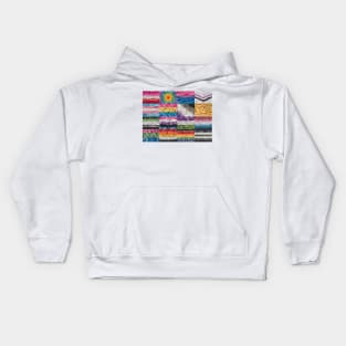 Collage of Pride Flags Kids Hoodie